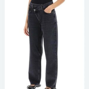 Agolde Dark Denim Straight Leg Jeans
